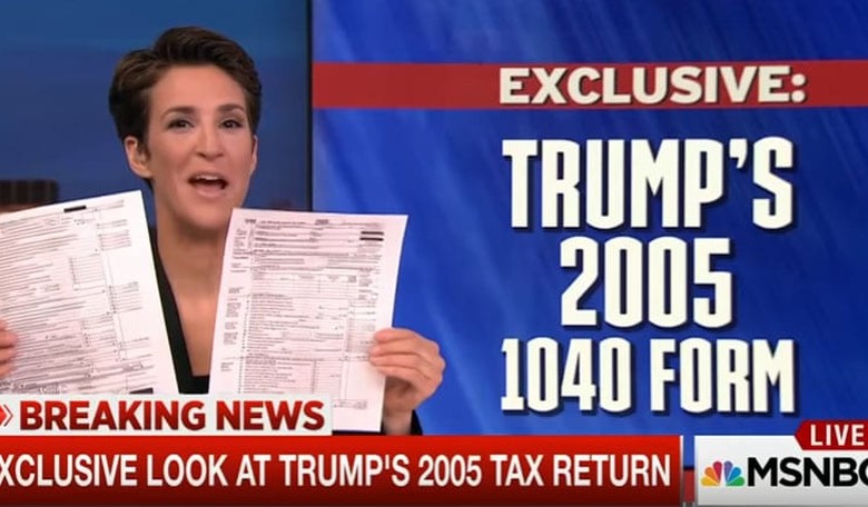 Rachel Maddow's Ratings Tank After 'Trump Tax' Faceplant