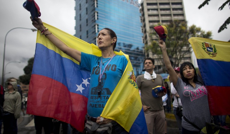 Massive Protests in the Streets of Venezuela