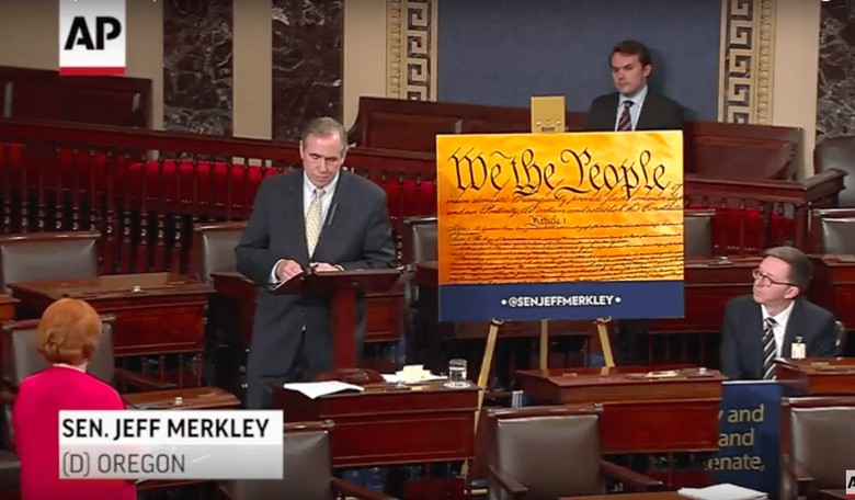 Ore. Sen. Jeff Merkley Mimics Ted Cruz With 15-Hour Anti-Gorsuch Speechibuster