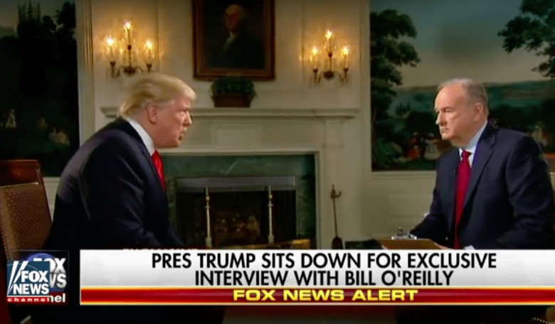 President Trump Defends Bill O'Reilly Against Sexual Harassment Allegations