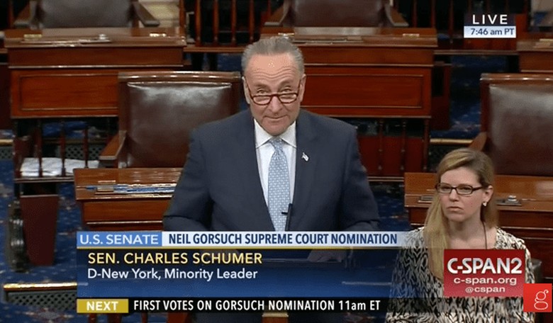 Schumer Says GOP Selects 'Extreme' SCOTUS Nominees While Dems Select Moderates