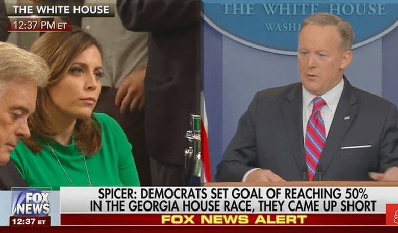 Sean Spicer Told Off a Reporter for Alleging Dems Kinda Won in the Georgia House Race