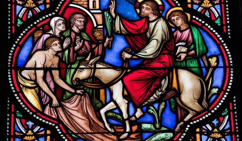 The Triumphal Entry of Palm Sunday