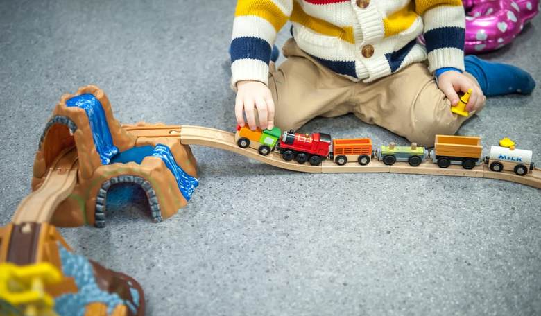 Stop and Play With the Train Set