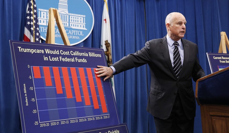 California Battles Trump as Gov. Brown Seeks Federal Help for Bullet Train