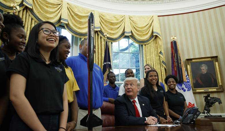 School's Model Rocket Team Names Rocket After Trump Because 'It Conquers All'