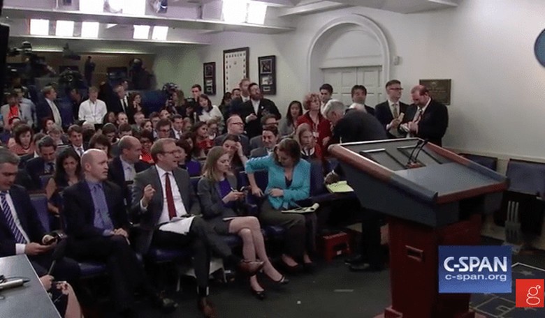 Press Corps Erupts as Sean Spicer Leaves Without Answering Any Questions