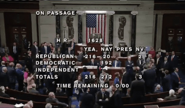 Congressmen Sing 'Hey Hey Hey Goodbye' as Obamacare is Repealed...