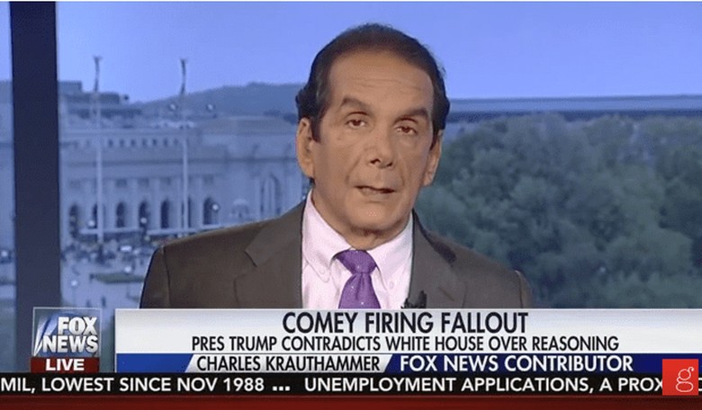 Krauthammer: Media Coverage on Comey Firing 'Quite Appalling'