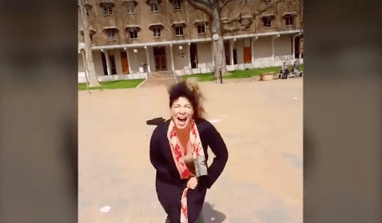 Western Washington University Student Has Absolute Meltdown Over Trump Signs