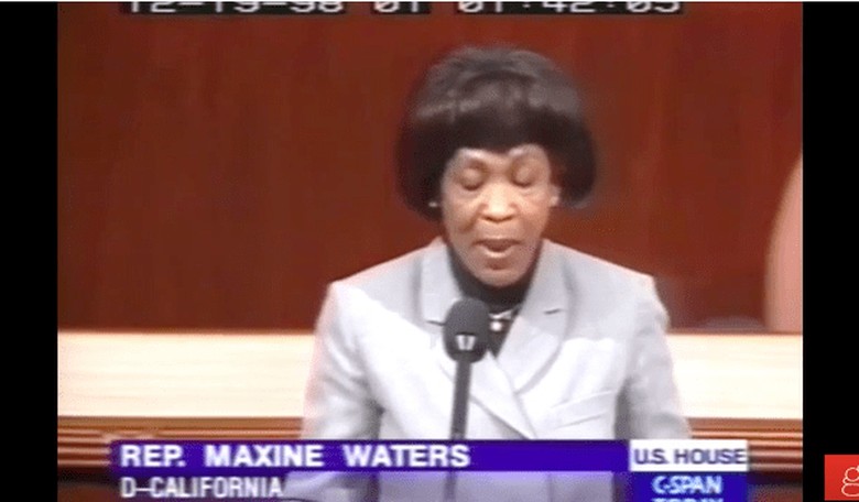 In 1998, Maxine Waters Called Impeachment a 'Coup d'etat'