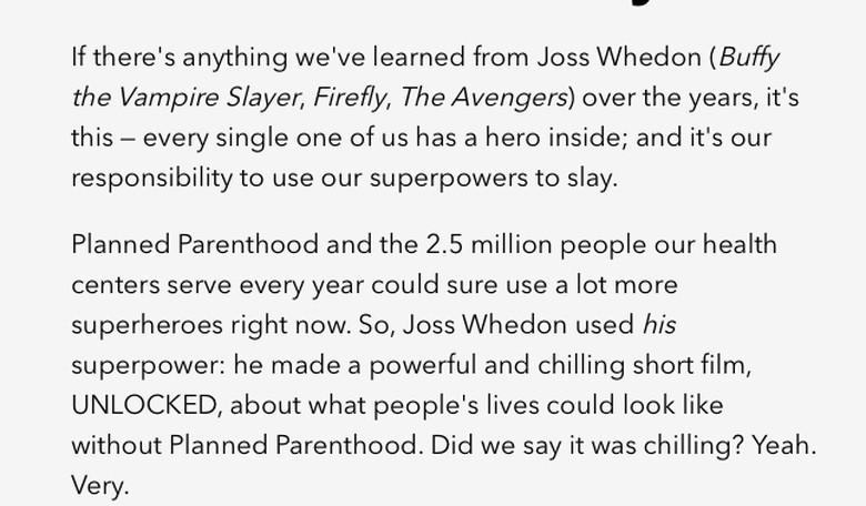 Real Planned Parenthood Quote: 'It's Our Responsibility to Use Our Superpowers to Slay'