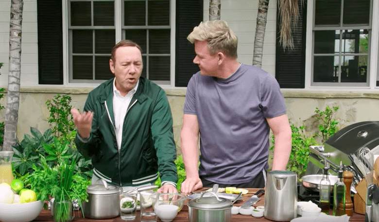 Kevin Spacey and Gordon Ramsay Had a Contest to See Who Could Say 'F**k' More