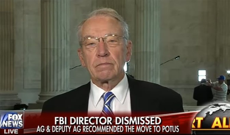 Sen. Grassley Tells Dems to 'Suck It Up' After Comey Firing