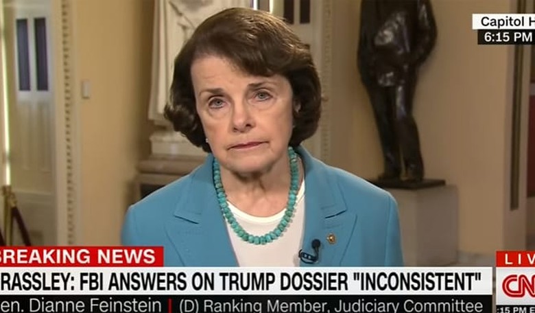 Sen. Feinstein: No Evidence of Russian Collusion With Trump Campaign at This Time