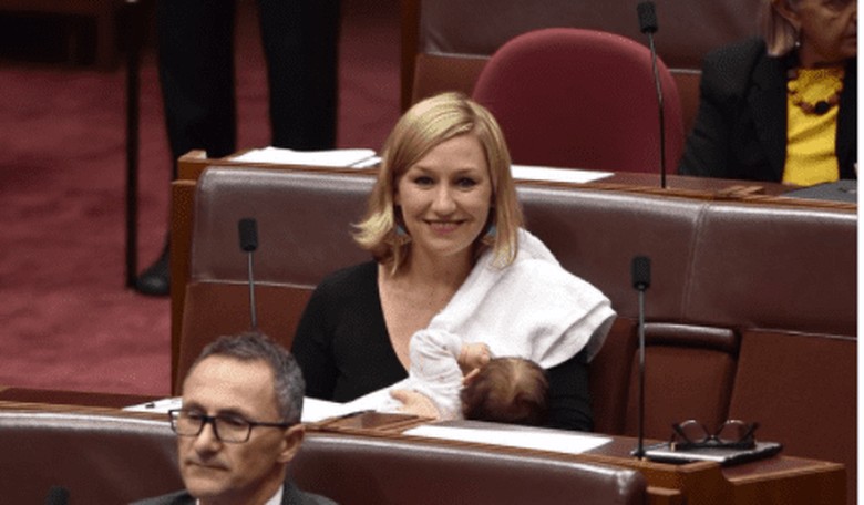 Australian Senator Makes History by Breastfeeding in Parliament