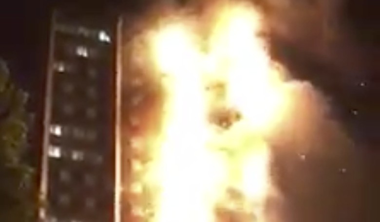 Towering Inferno Engulfs London Apartment Building