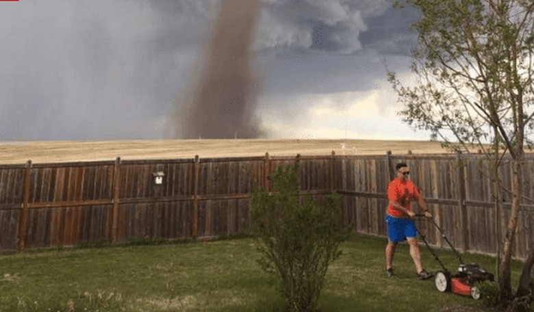 What to Do When You Have Yard Work and There's a Tornado Barreling Down