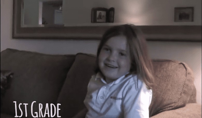 Grab Your Tissues: Dad Videos Daughter on First Day of School for 12 Years