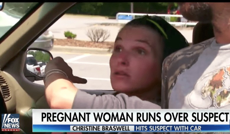 Don't Steal This Pregnant Lady's Purse...