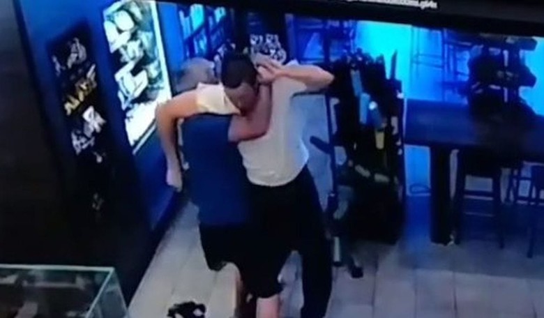 Watch: Hero Customer Takes on Armed Robber at Starbucks