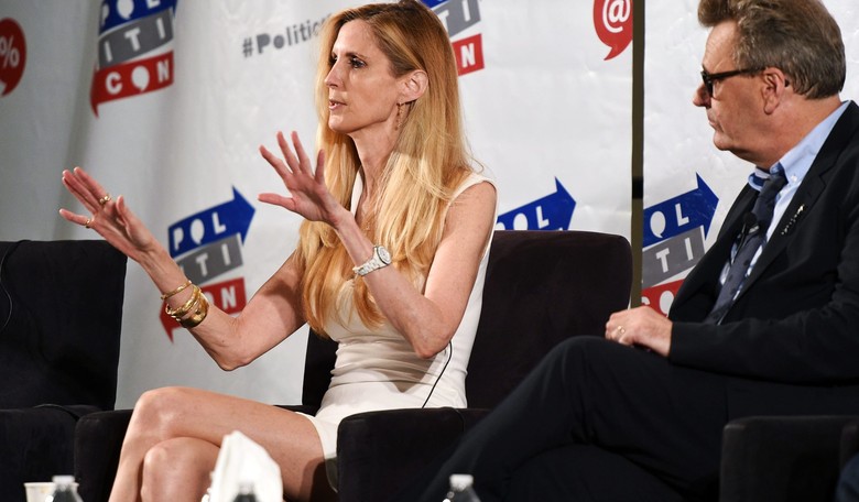Protestors Dressed as Nazis Tried to Shut Down Ann Coulter During a Free Speech Panel