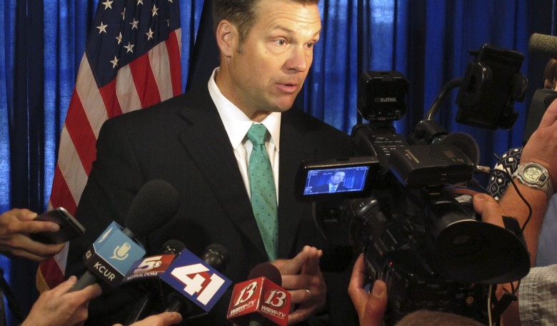Kris Kobach Rips Reports of Mass Boycott of Trump Voter Fraud Probe as 'Fake News'