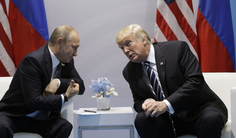 Trump, Putin Meet; U.S. President Predicts 'Very Positive Things Happening'