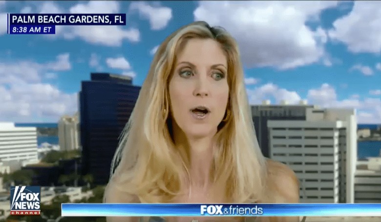 Ann Coulter Bemoans Being Moved to a Less Comfortable Airline Seat