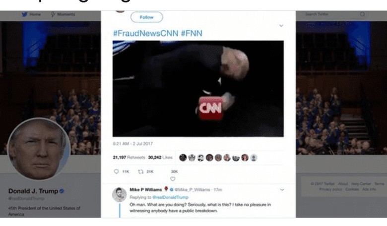 CNN Appears to Extort Apology from Trump Meme-Maker