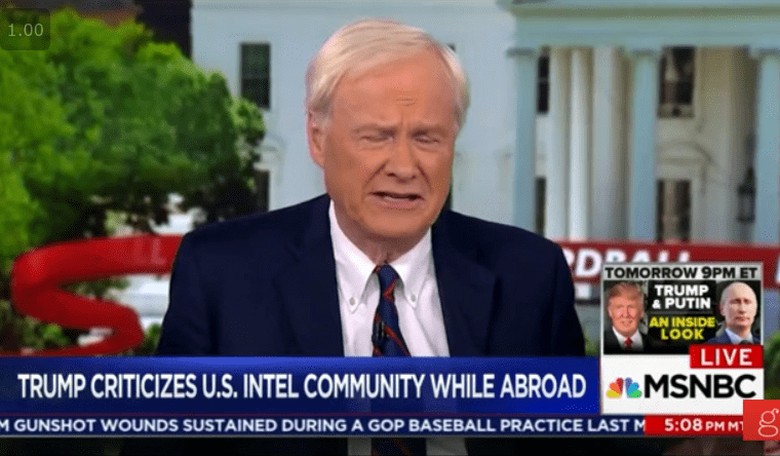 Chris Matthews Speculates/ Fantasizes About Putin Looking at Pictures of Trump