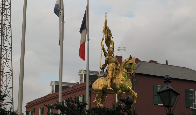 New Orleans' Joan of Arc Statue Vandalized With 'Take It Down'