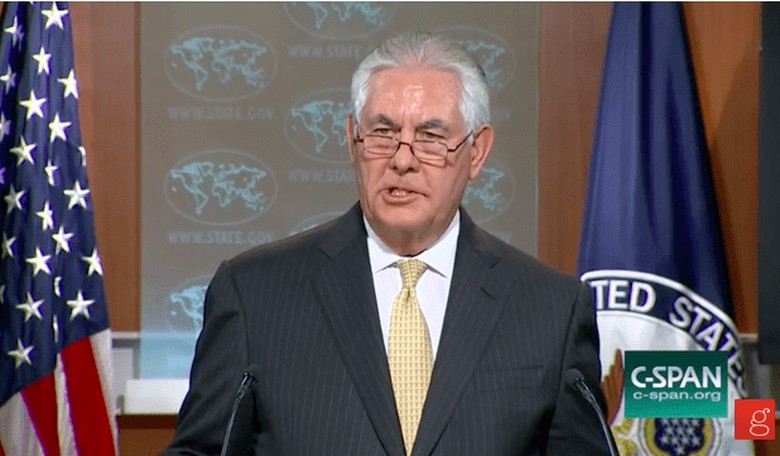 Secretary of State Tillerson Says to North Korea, 'We Are Not Your Enemy'