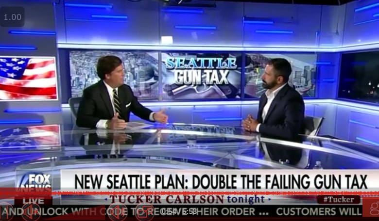 Tucker Makes Anti-Gun Activist Regret Dropping Michael Bloomberg's Name