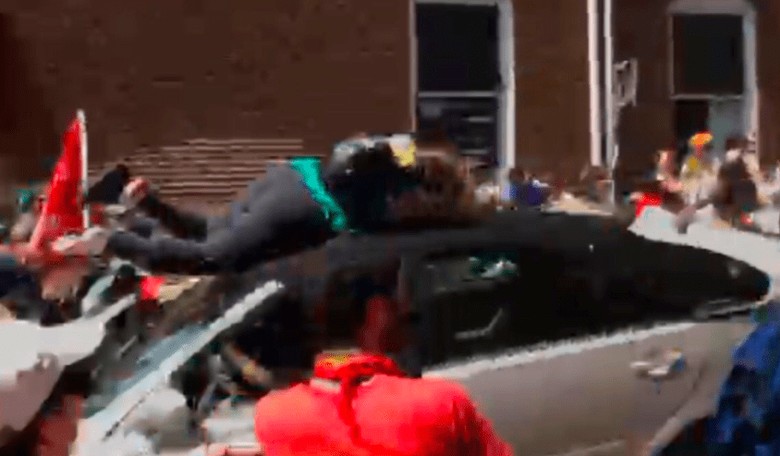 [Update] Fatality Reported as Car Plows into Crowd as 'Unite the Right' Clashes with Antifa, BLM Protesters