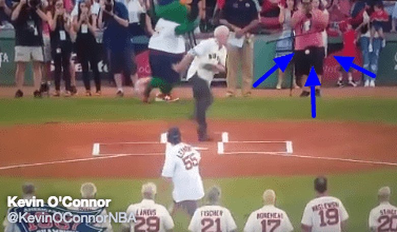 First Pitch at Wednesday's Red Sox Game Was a Fearsome Sight to Behold