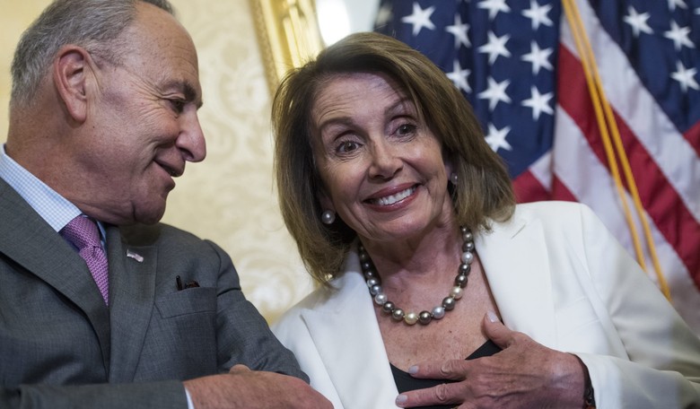 Schumer Caught on Live Mic Saying Trump 'Likes Us'