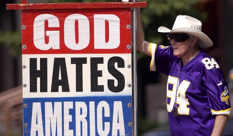 Westboro Baptist Cult Lunatics Join NFL #TakeAKnee Protests