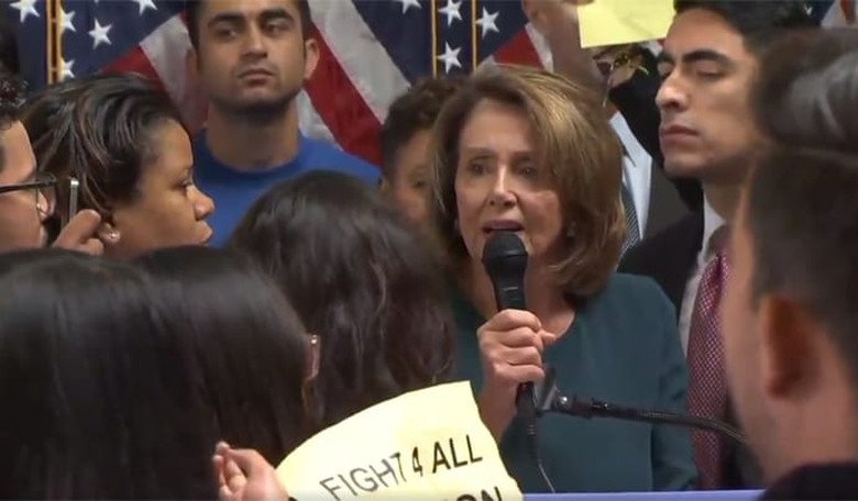 Angry Dreamers Run Nancy Pelosi Out of DACA Press Conference