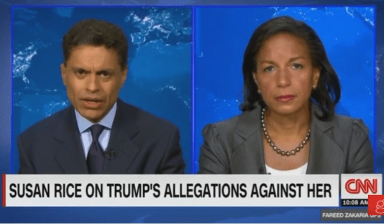 Flashback to Susan Rice Calling Trump's Unmasking Claim 'Absolutely False'
