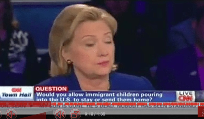 In 2014, Hillary Clinton Said Children of Illegal Immigrants Should Be Sent Home