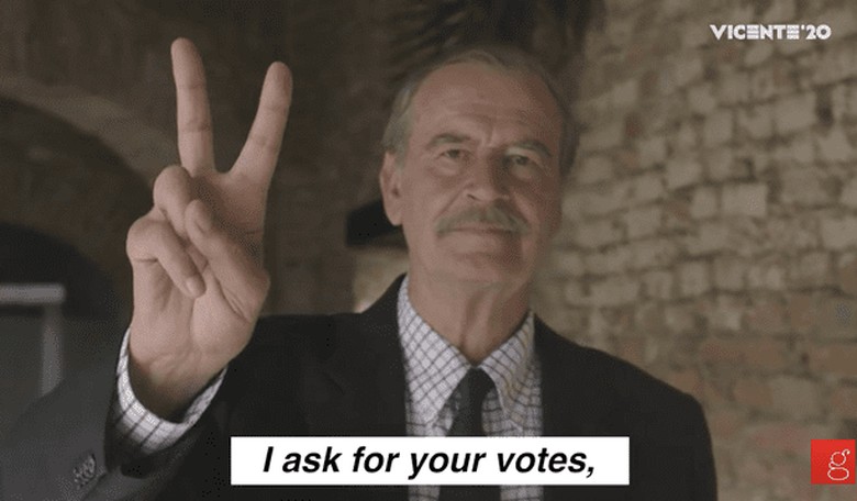 Mexico's Vicente Fox Jokes That He'll Run for President Against Trump in 2020