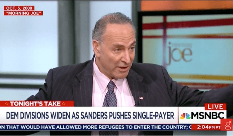In 2009, Schumer Said 'Medicare for All' Costs 'Would Be Huge'