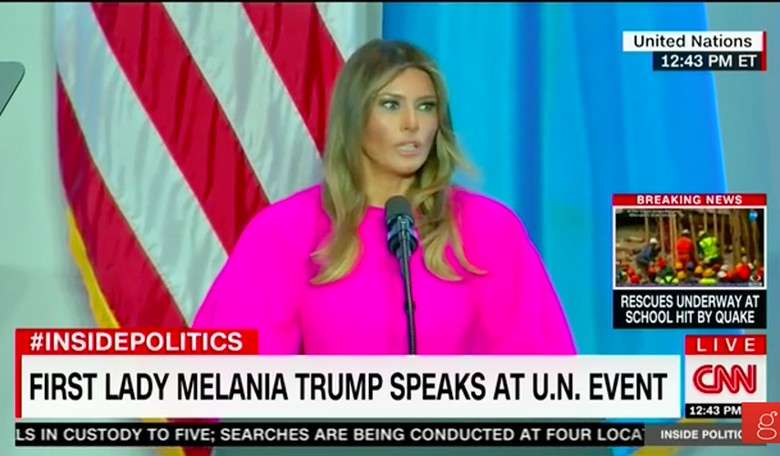 The Media Can't Just Let Melania Trump Teach Kids the 'Golden Rule'