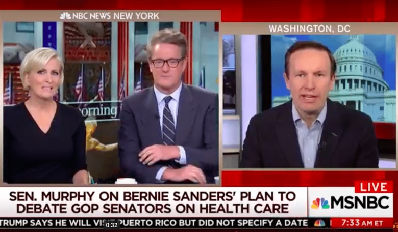 Sen. Chris Murphy Says Bernie Sanders Won't Bring up Single-Payer in Health Care Town Hall