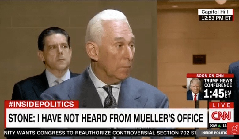 Roger Stone Jokes That He Would've Needed a 'Time Machine' to Collude With Russia