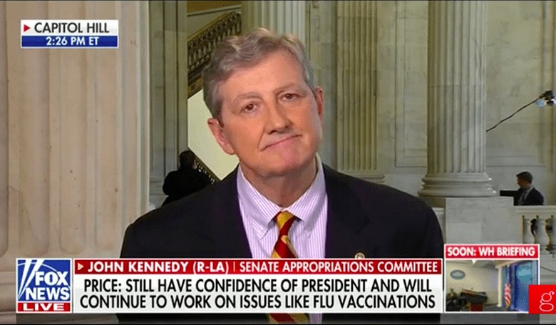 GOP Senator Says 'No Excuses' for Trump Admin. Officials Who Flew Private Charter Planes