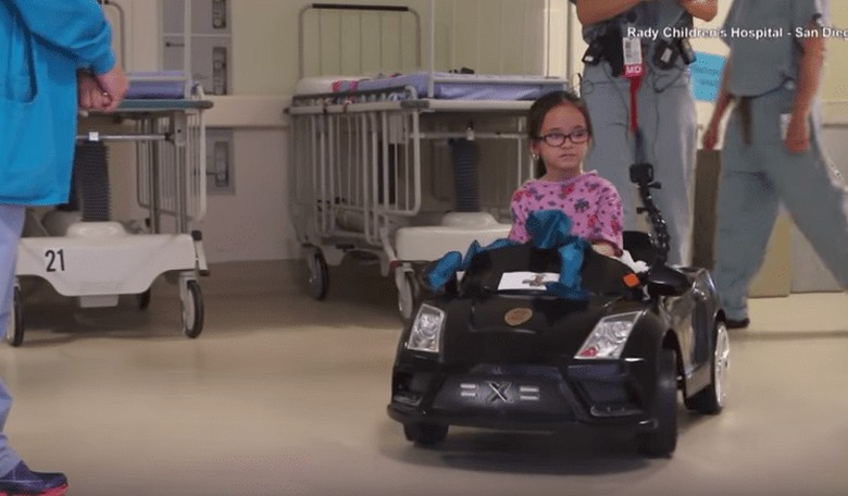 This San Diego Children's Hospital Provides Luxury Cars for Their Patients to 'Drive'