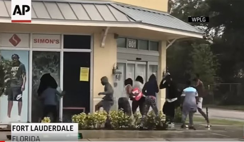 Looters Caught on Camera Breaking into Foot Lockers and Other Stores in Ft. Lauderdale and Miami