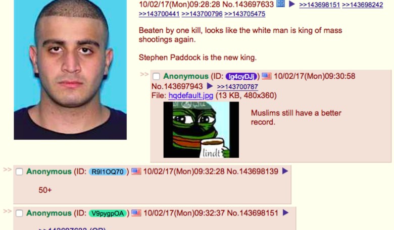 SICK: 4Chan Having Fun with Las Vegas Massacre